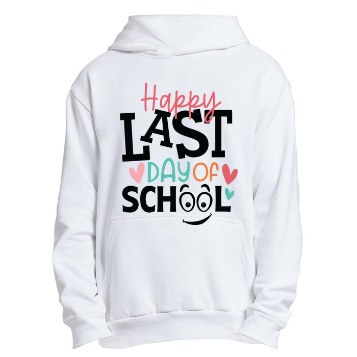 Happy Last Day Of School Teacher Student Boy Girl Womens Urban Pullover Hoodie