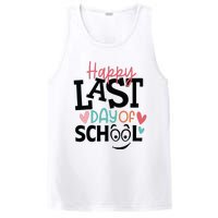 Happy Last Day Of School Teacher Student Boy Girl Womens PosiCharge Competitor Tank