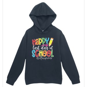 Happy Last Day Of School Teacher Graduation Last Day Urban Pullover Hoodie