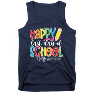 Happy Last Day Of School Teacher Graduation Last Day Tank Top