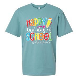 Happy Last Day Of School Teacher Graduation Last Day Sueded Cloud Jersey T-Shirt