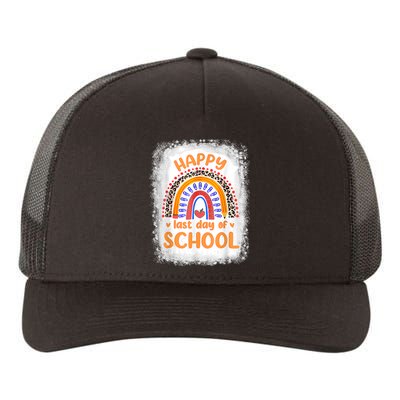 Happy Last Day Of School Rainbow Funny Summer Vacation Yupoong Adult 5-Panel Trucker Hat