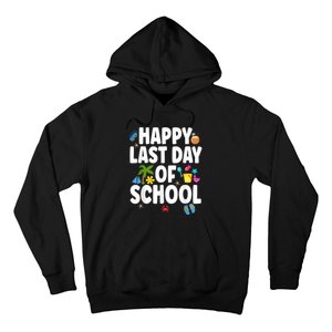 Happy Last Day Of School Hello Summer Teacher & Students Hoodie