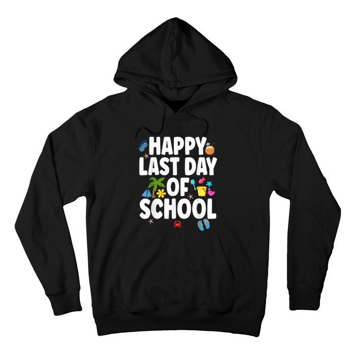 Happy Last Day Of School Hello Summer Teacher & Students Hoodie