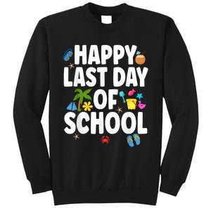 Happy Last Day Of School Hello Summer Teacher & Students Sweatshirt