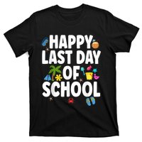 Happy Last Day Of School Hello Summer Teacher & Students T-Shirt