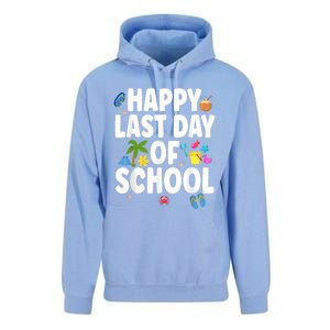 Happy Last Day Of School Hello Summer Teacher & Students Unisex Surf Hoodie