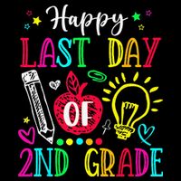 Happy Last Day Of 2nd Grade Graduation Teacher Student Flexfit Unipanel Trucker Cap