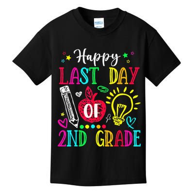 Happy Last Day Of 2nd Grade Graduation Teacher Student Kids T-Shirt
