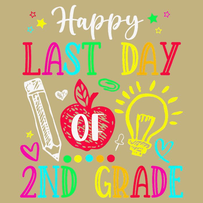 Happy Last Day Of 2nd Grade Graduation Teacher Student Cooling Performance Crew T-Shirt