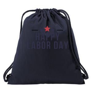 Happy Labor Day Drawstring Bag