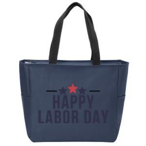 Happy Labor Day Zip Tote Bag