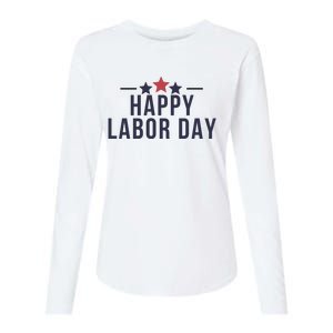 Happy Labor Day Womens Cotton Relaxed Long Sleeve T-Shirt