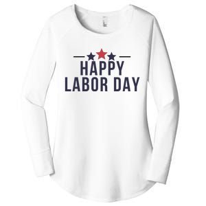 Happy Labor Day Women's Perfect Tri Tunic Long Sleeve Shirt