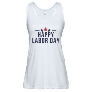 Happy Labor Day Ladies Essential Flowy Tank