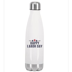 Happy Labor Day Stainless Steel Insulated Water Bottle