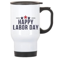 Happy Labor Day Stainless Steel Travel Mug