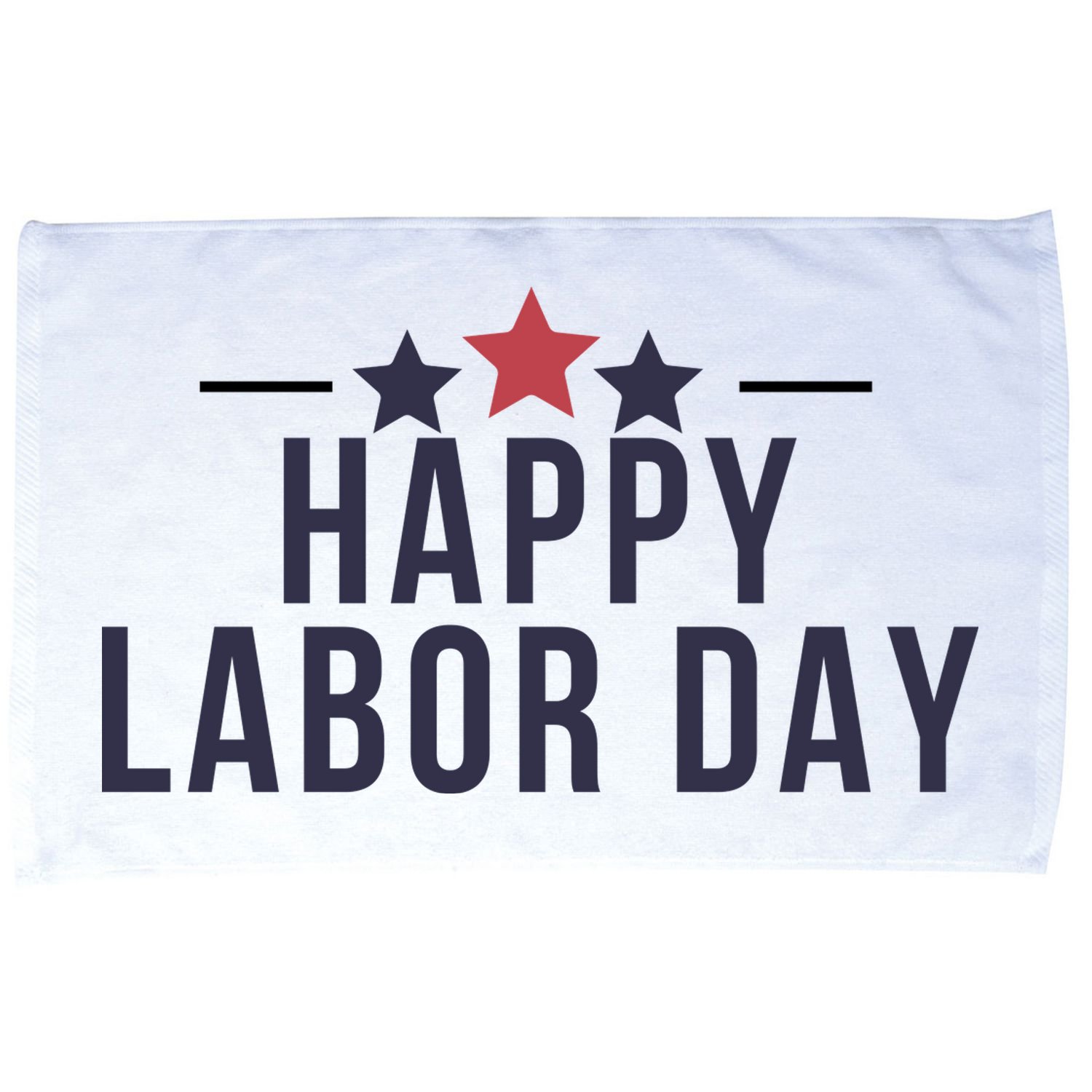 Happy Labor Day Microfiber Hand Towel