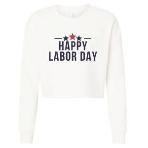 Happy Labor Day Cropped Pullover Crew