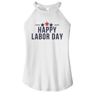 Happy Labor Day Women's Perfect Tri Rocker Tank