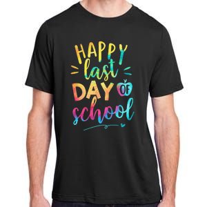 Happy Last Day of School Teacher Student Graduation Adult ChromaSoft Performance T-Shirt