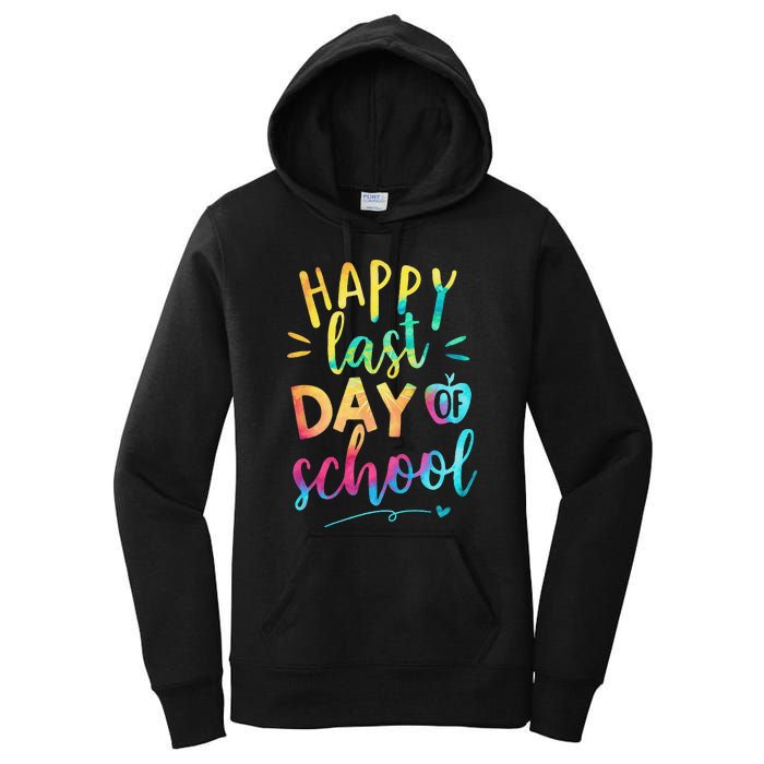 Happy Last Day of School Teacher Student Graduation Women's Pullover Hoodie