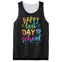 Happy Last Day of School Teacher Student Graduation Mesh Reversible Basketball Jersey Tank