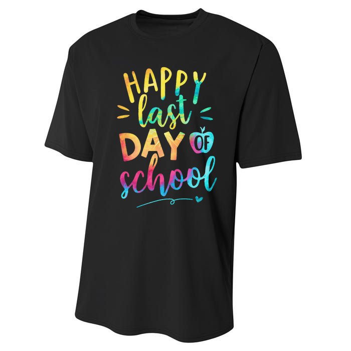 Happy Last Day of School Teacher Student Graduation Performance Sprint T-Shirt