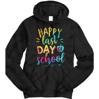 Happy Last Day of School Teacher Student Graduation Tie Dye Hoodie