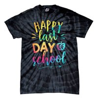 Happy Last Day of School Teacher Student Graduation Tie-Dye T-Shirt