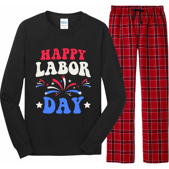 Happy Labor Day Long Sleeve Pajama Set