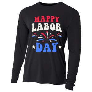 Happy Labor Day Cooling Performance Long Sleeve Crew