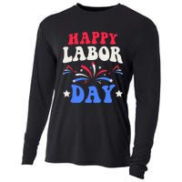 Happy Labor Day Cooling Performance Long Sleeve Crew