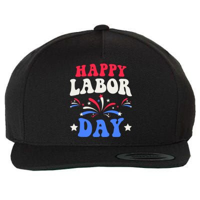 Happy Labor Day Wool Snapback Cap