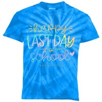 Happy Last Day Of School Hello Summer Students And Teachers Kids Tie-Dye T-Shirt