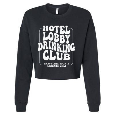 Hotel Lobby Drinking Club Traveling Tournament Cropped Pullover Crew