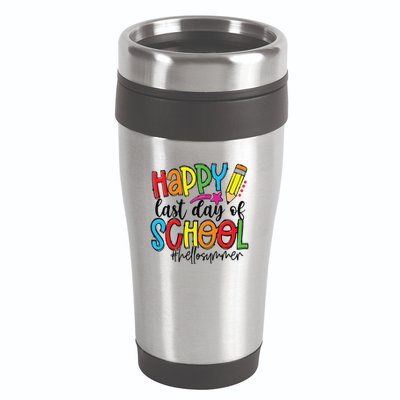 Happy Last Day Of School Teacher Student Graduation Gifts 16oz Travel Tumbler