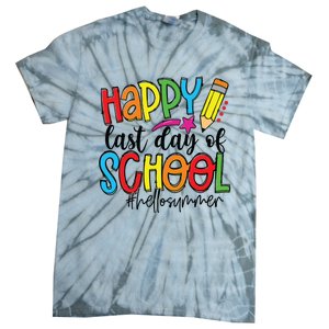 Happy Last Day Of School Teacher Student Graduation Gifts Tie-Dye T-Shirt