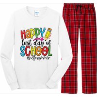 Happy Last Day Of School Teacher Student Graduation Gifts Long Sleeve Pajama Set