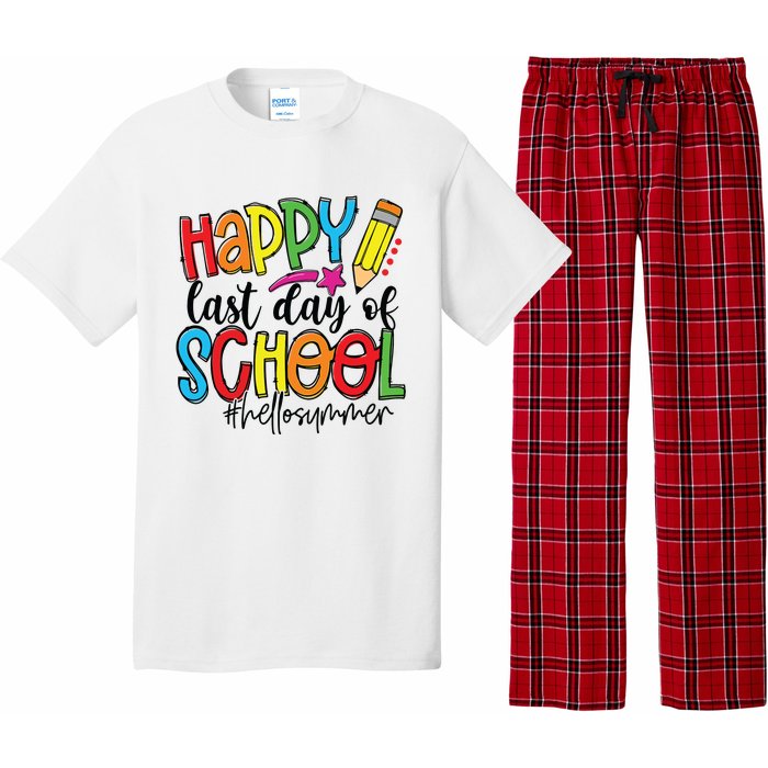 Happy Last Day Of School Teacher Student Graduation Gifts Pajama Set