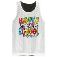 Happy Last Day Of School Teacher Student Graduation Gifts Mesh Reversible Basketball Jersey Tank