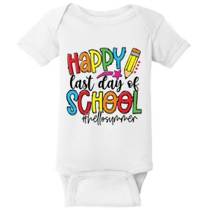 Happy Last Day Of School Teacher Student Graduation Gifts Baby Bodysuit