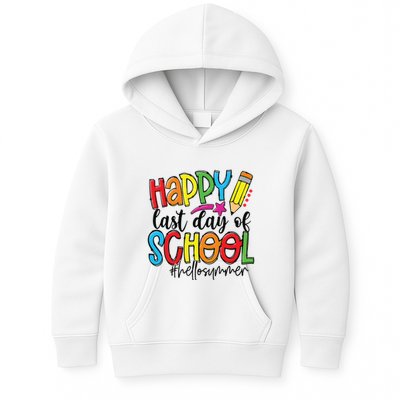 Happy Last Day Of School Teacher Student Graduation Gifts Kids Hoodie