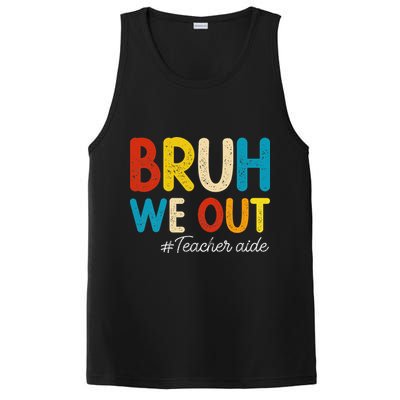 Happy Last Day Of School Summer Bruh We Out Teacher Aide PosiCharge Competitor Tank