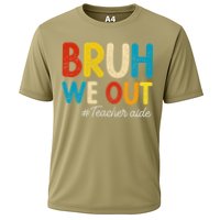 Happy Last Day Of School Summer Bruh We Out Teacher Aide Cooling Performance Crew T-Shirt