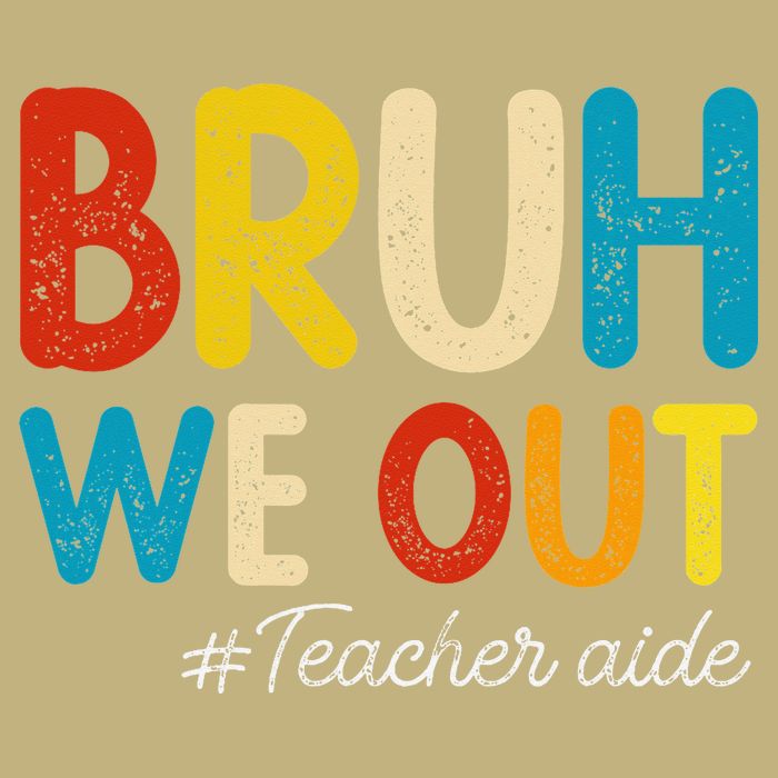Happy Last Day Of School Summer Bruh We Out Teacher Aide Cooling Performance Crew T-Shirt