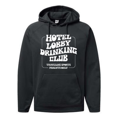 Hotel Lobby Drinking Club Traveling Tournament Parents Performance Fleece Hoodie