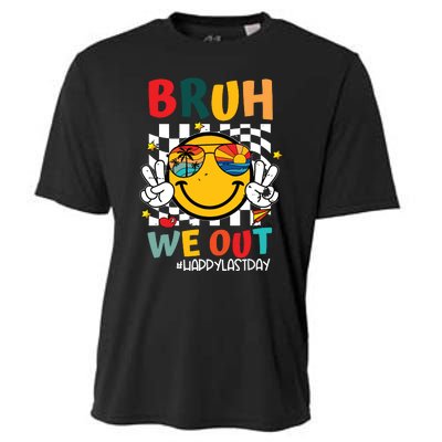 Happy Last Day End Of School Graduation Gift Bruh We Out Cooling Performance Crew T-Shirt