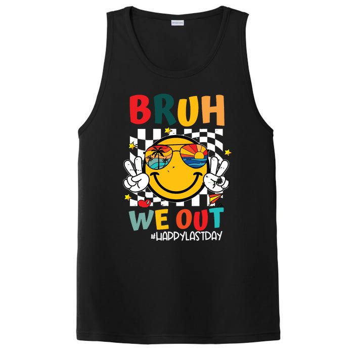 Happy Last Day End Of School Graduation Gift Bruh We Out PosiCharge Competitor Tank