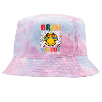 Happy Last Day End Of School Graduation Gift Bruh We Out Tie-Dyed Bucket Hat